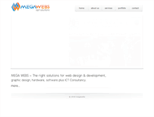 Tablet Screenshot of mega-webs.com